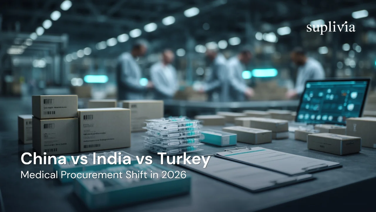 China vs India vs Turkey: Medical Procurement Shift in 2026