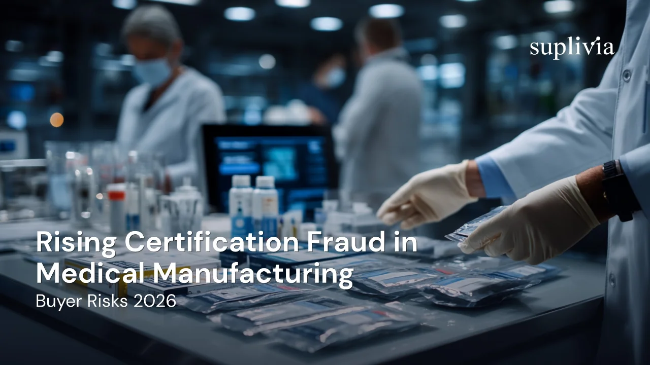 Rising Certification Fraud in Medical Manufacturing: Buyer Risks 2026