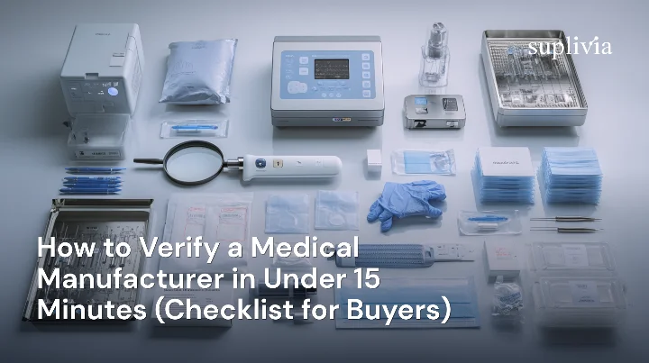 How to Verify a Medical Manufacturer in Under 15 Minutes (Checklist for Buyers)