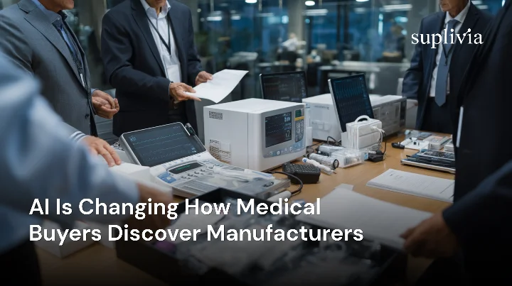 AI Is Changing How Medical Buyers Discover Manufacturers